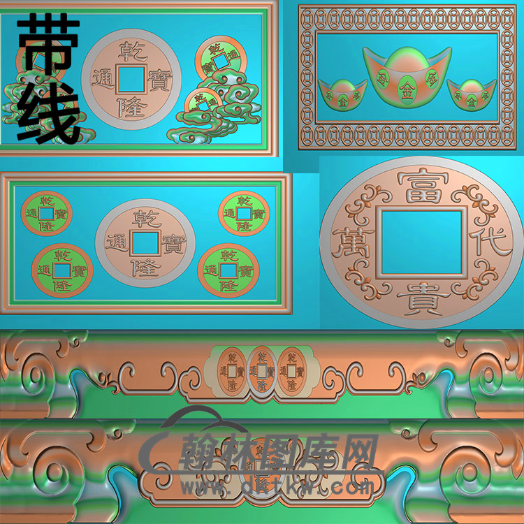 富贵万代精雕图(GHH-015)展示