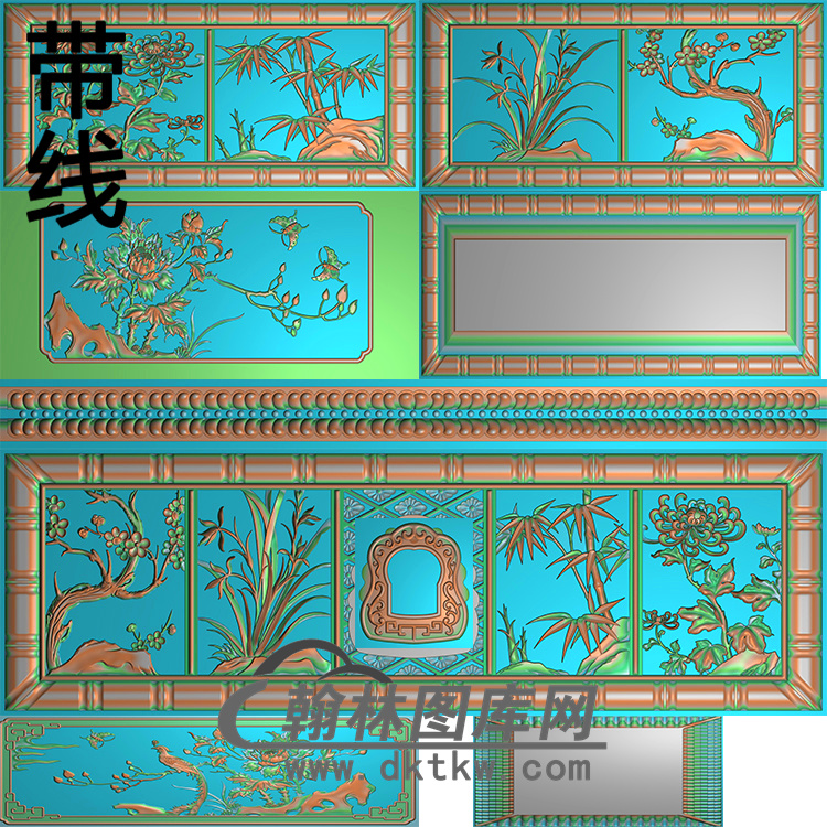 江南风情精雕图(GHH-027)展示