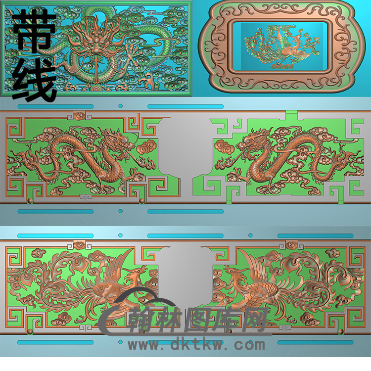 龙的传人精雕图(GHH-035)展示