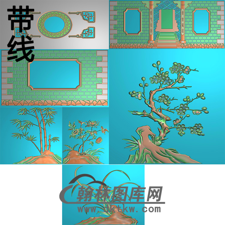新孝福宫精雕图(GHH-081)展示