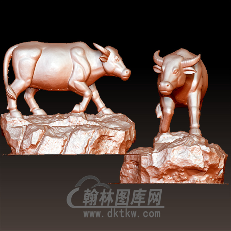 水牛立体圆雕图(YN-049)展示