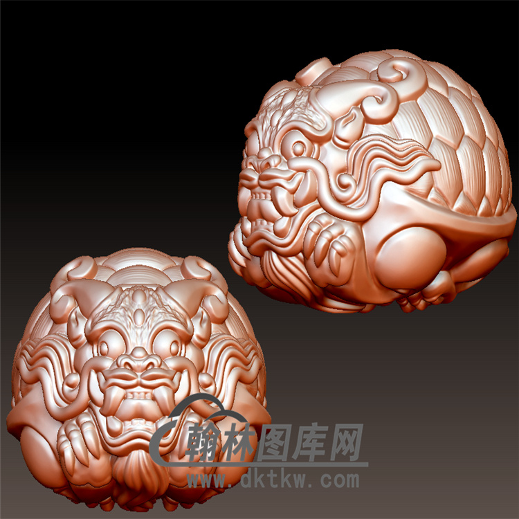 龙龟立体圆雕图(YL-049)展示