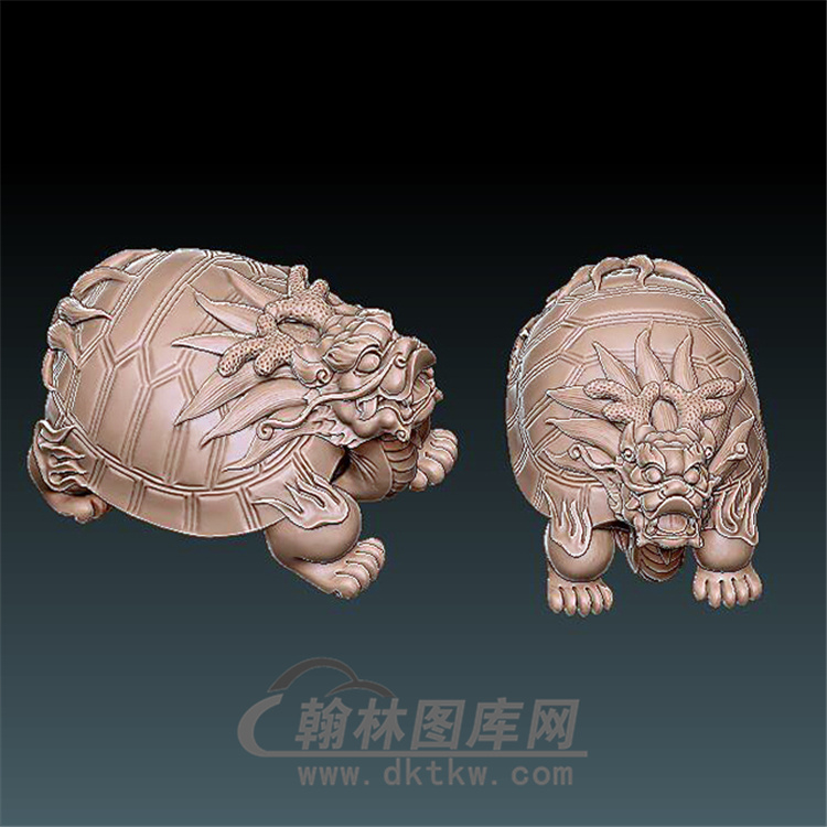 龙龟立体圆雕图（YL-067）展示