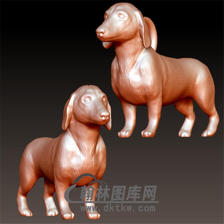 狗立体圆雕图(YG-016)展示