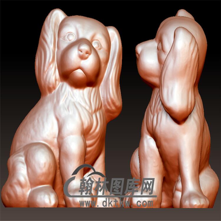 狗立体圆雕图(YG-082)展示