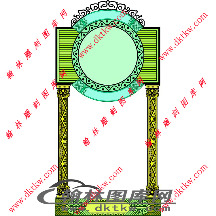 镂空花格图（OLK-033)展示