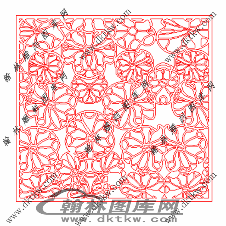 中式镂空花格图（ZSLK-020)展示