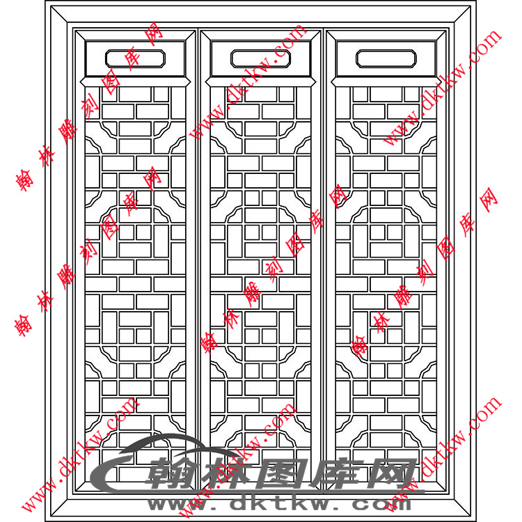 镂空花格图（LKHK-018)展示