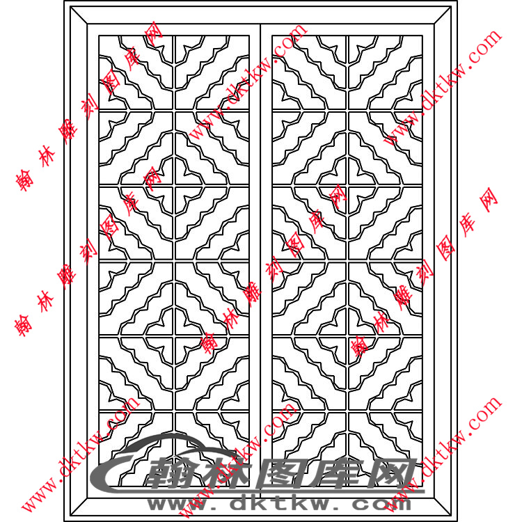 镂空花格图（LKHK-024)展示