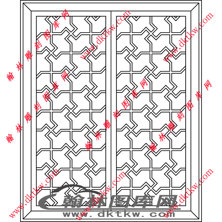 镂空花格图（LKHK-035)展示