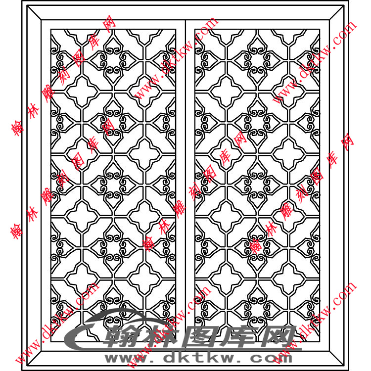 镂空花格图（LKHK-227)展示