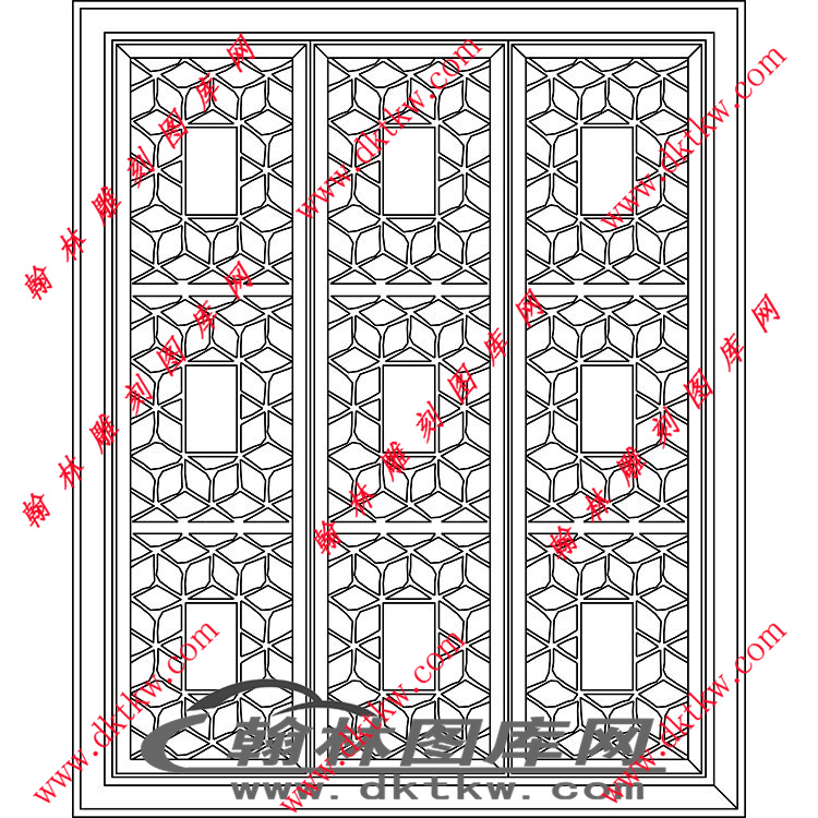 镂空花格图（LKHK-236)展示