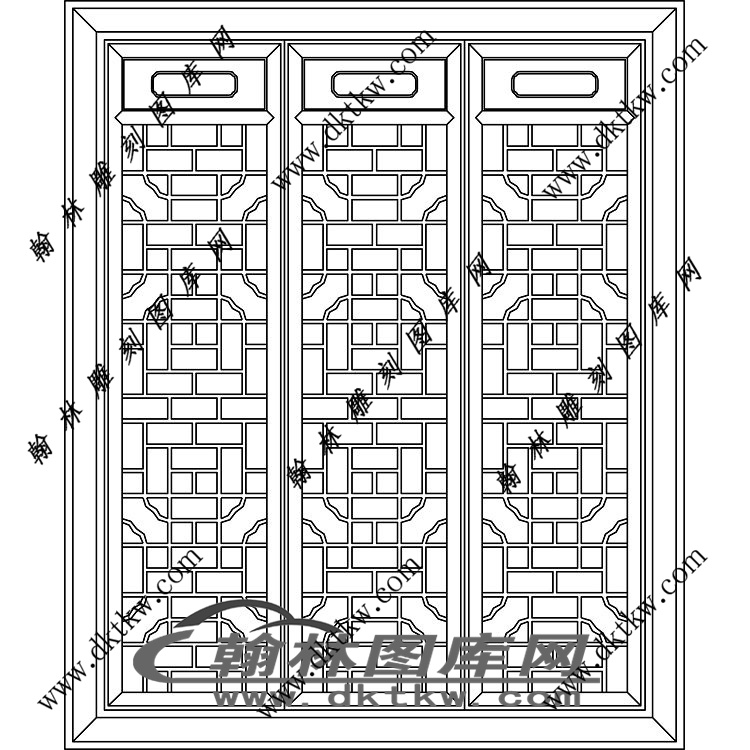 镂空花格图（LK-019)展示