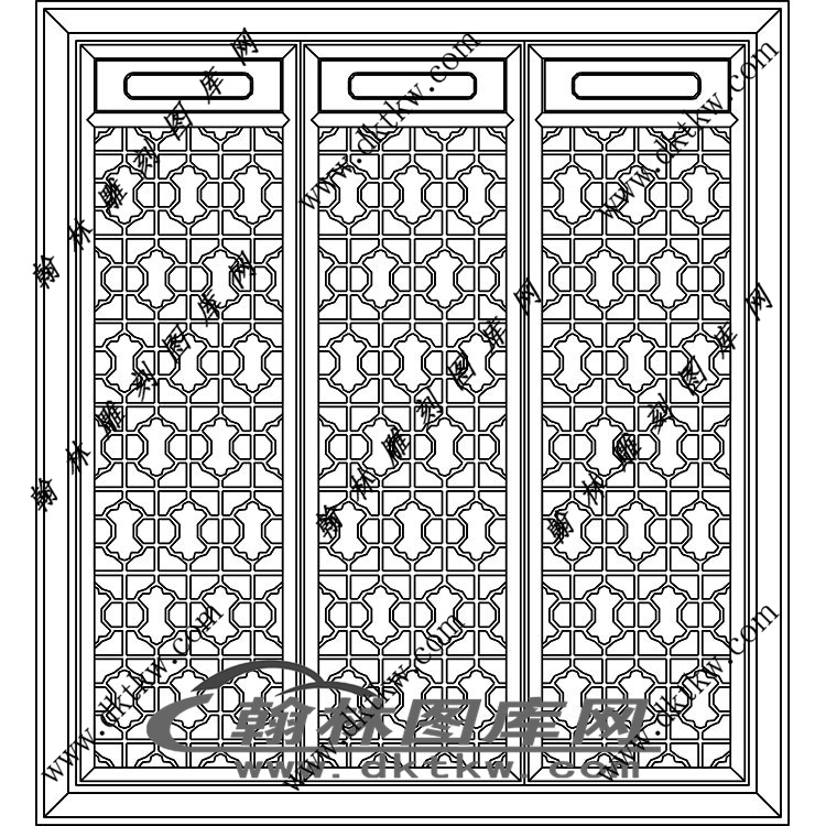 镂空花格图（LK-029)展示