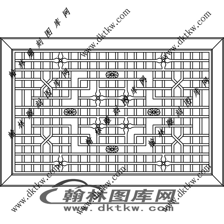 镂空花格图（LK-252)展示