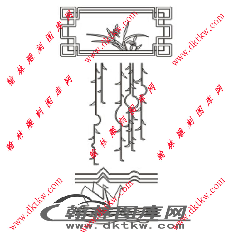 镂空花格图（ZLK-085)展示