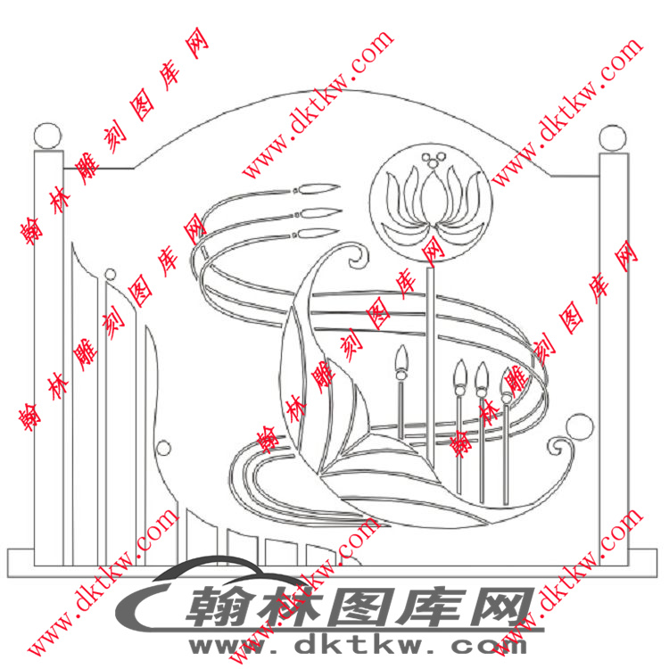 镂空花格图（ZLK-264)展示