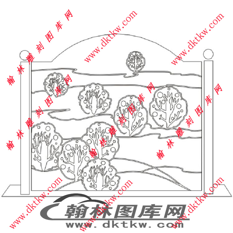 镂空花格图（ZLK-265)展示