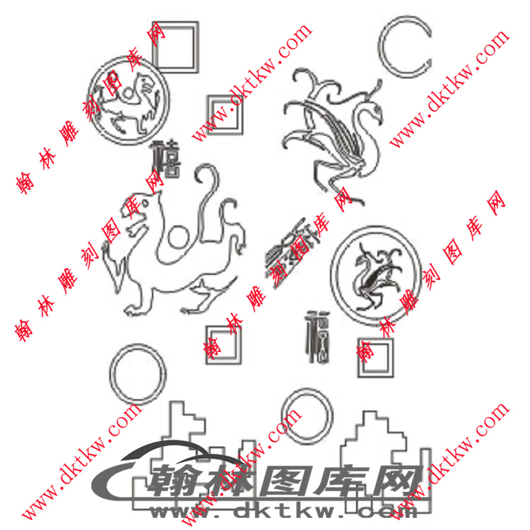 镂空花格图（ZLK-618)展示