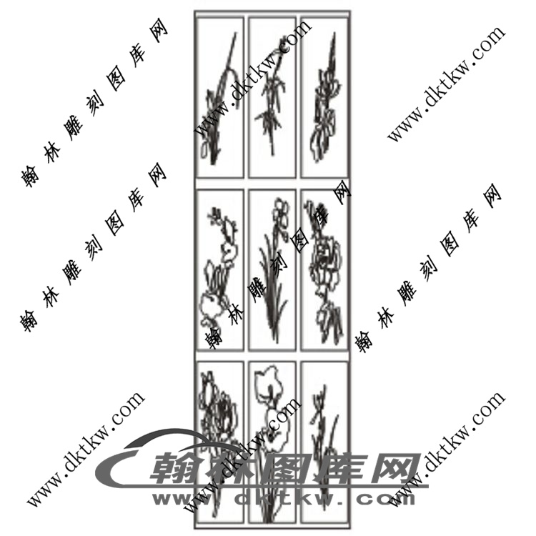 镂空花格图（ZLK-989)展示