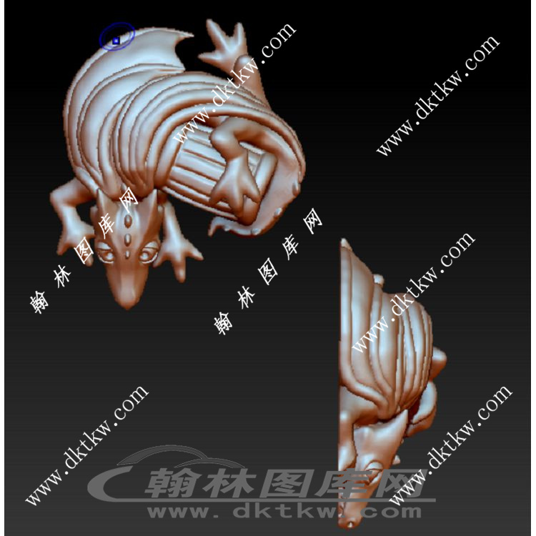 财龙立体圆雕图（RNG-077）展示