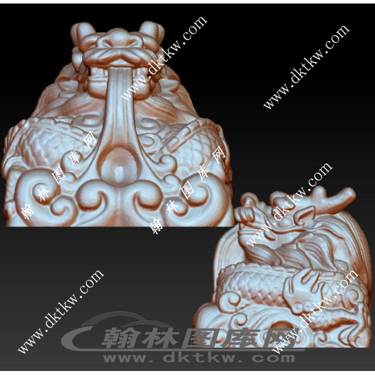龙印立体圆雕图（RNG-081）展示