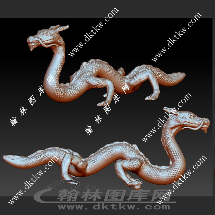 中国龙立体圆雕图（SKT-050）展示