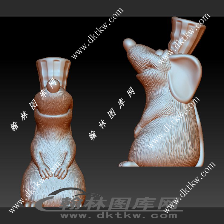 老鼠立体圆雕图（SKT-876）展示