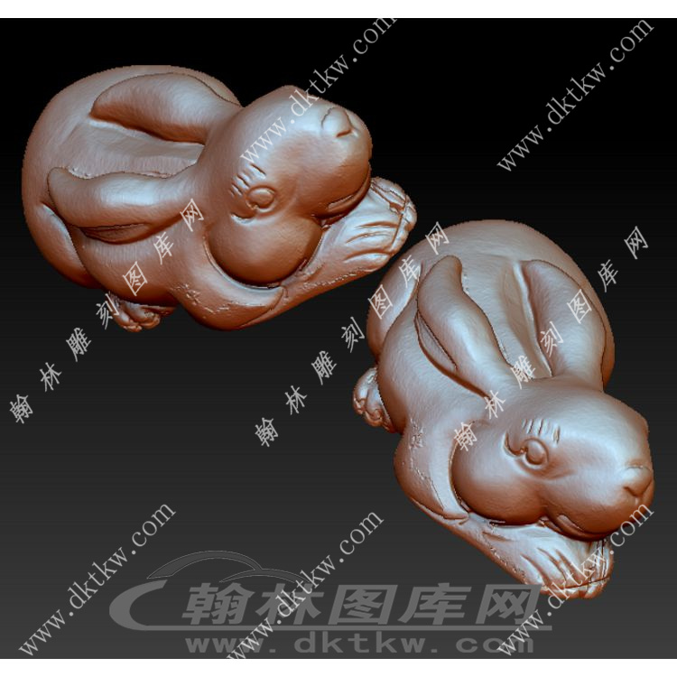 兔子立体圆雕图（YDS-030）展示