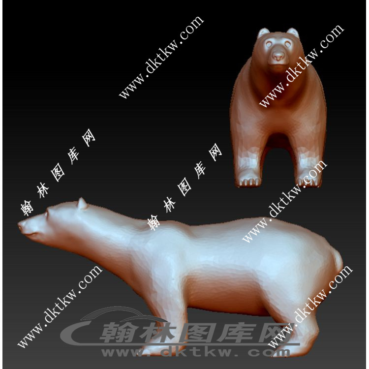 北极熊 立体圆雕图（RNG-115）展示