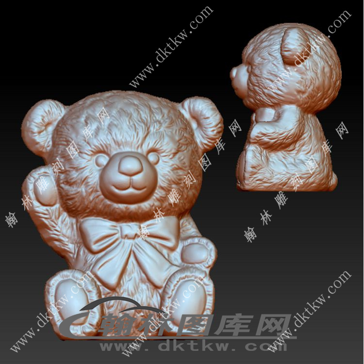 小熊立体圆雕图（YDS-190）展示