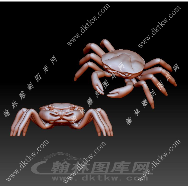 螃蟹立体圆雕图（YDS-755）展示