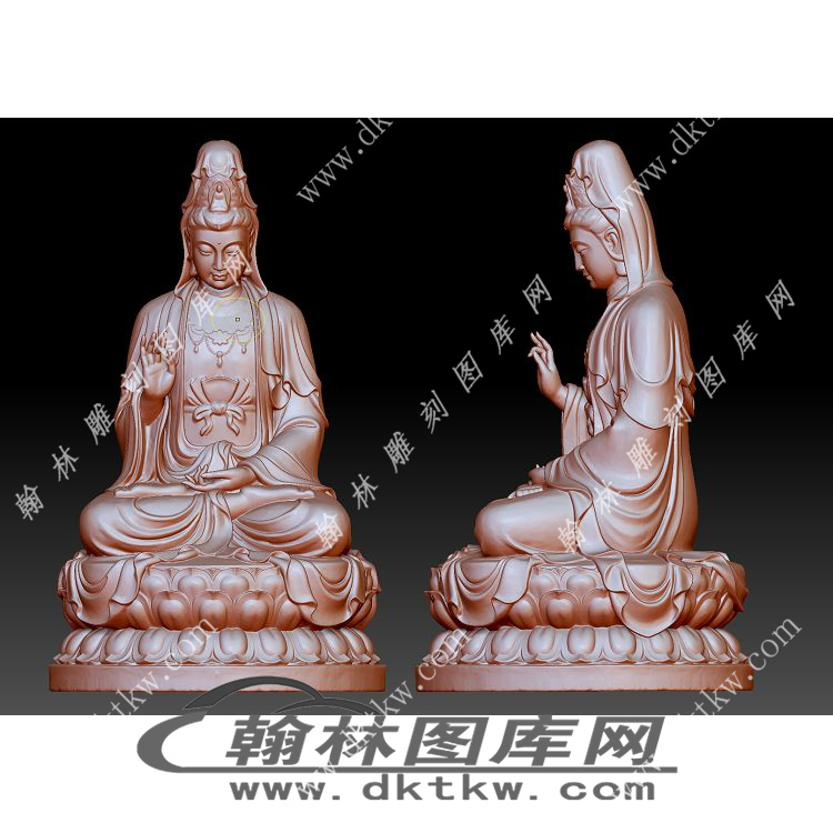 观音立体圆雕图（YDS-801）展示