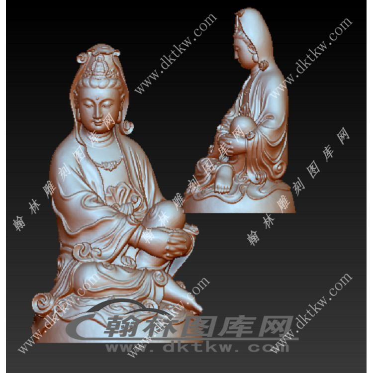 精品观音立体圆雕图（YDS-263）展示