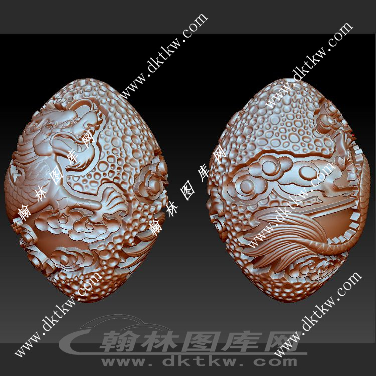 盘龙核雕立体圆雕图（SKT-168）展示