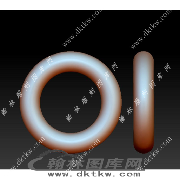 平安扣-环形立体圆雕图（YDS-501）展示