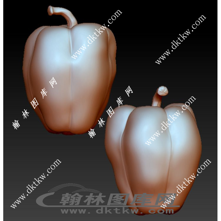 辣椒模型立体圆雕图（RNG-197）展示