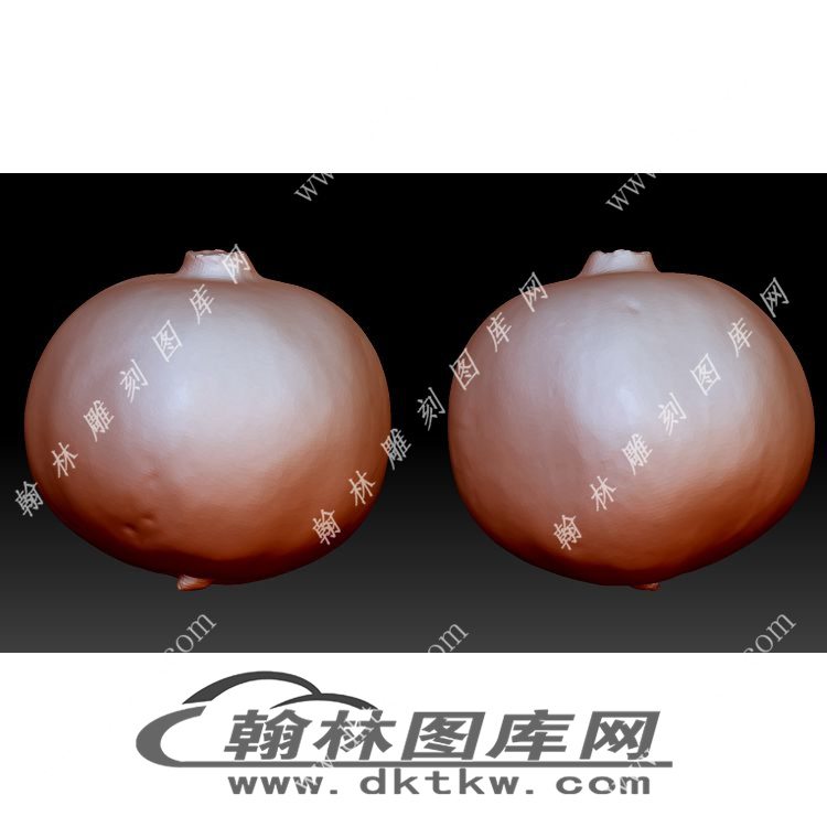 水果石榴模型立体圆雕图（YDS-783）展示