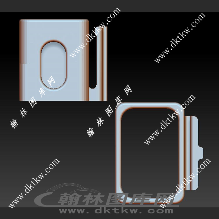 充电器线夹立体圆雕图（SKT-316）展示