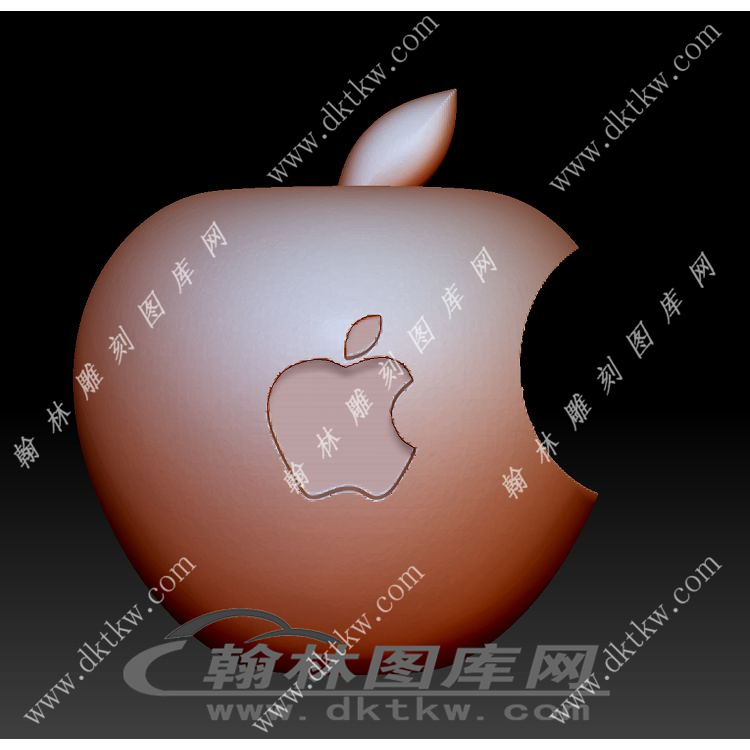 苹果立体圆雕图（YDS-779）展示