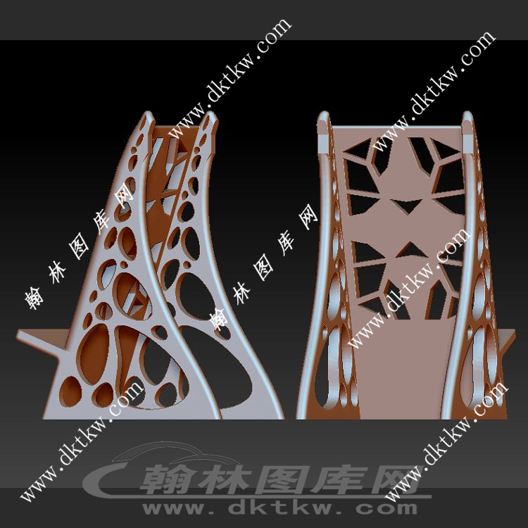 外星人手机座立体圆雕图（SKT-468）展示