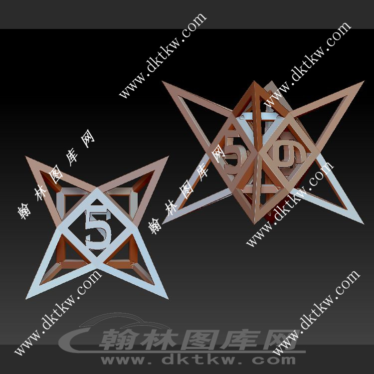 3D球锥立体圆雕图（SKT-660）展示