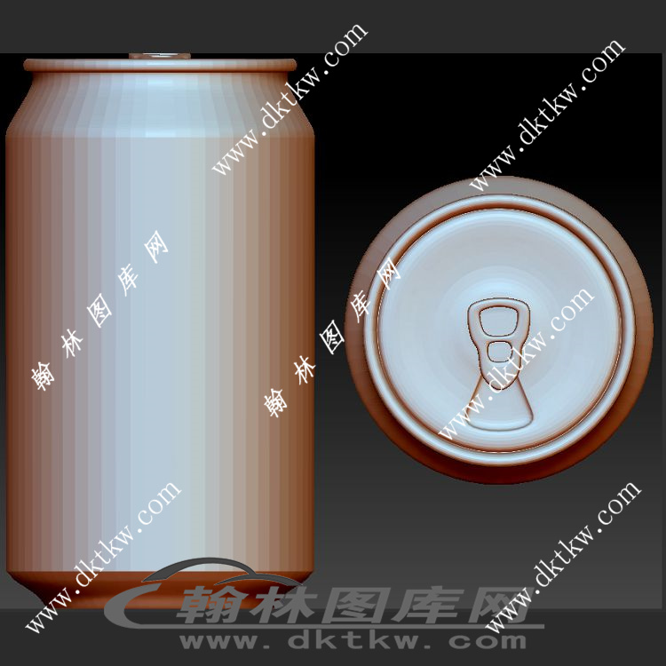可乐瓶子立体圆雕图（SKT-564）展示