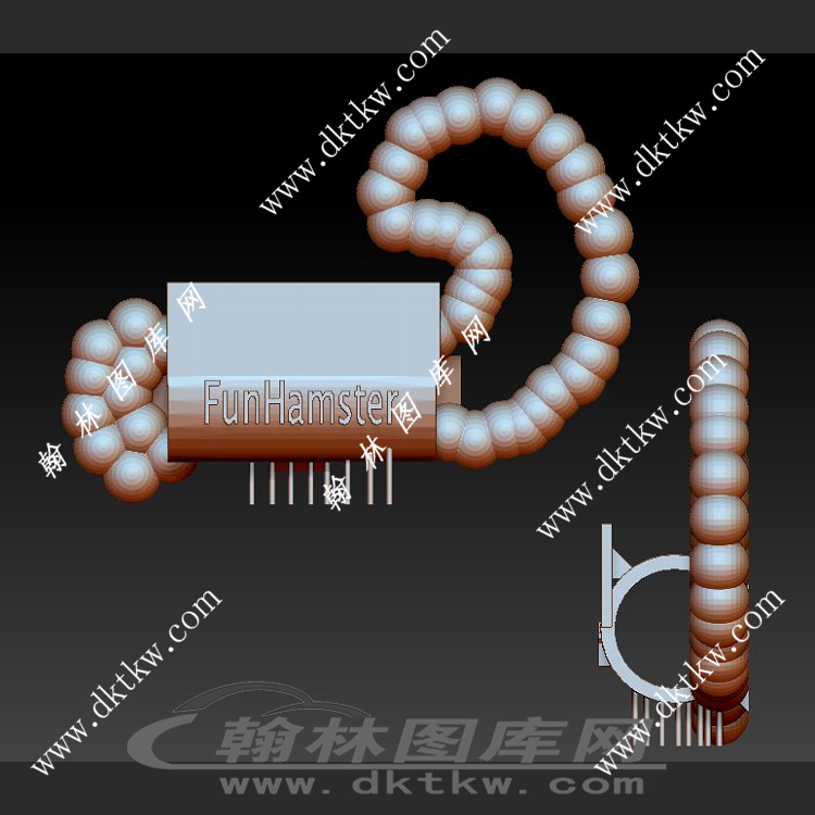 栖息地立体圆雕图（SKT-409）展示