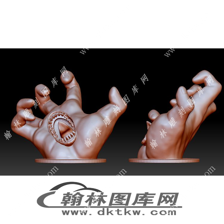 人体手脚、手姿立体圆雕图（YDS-841）展示
