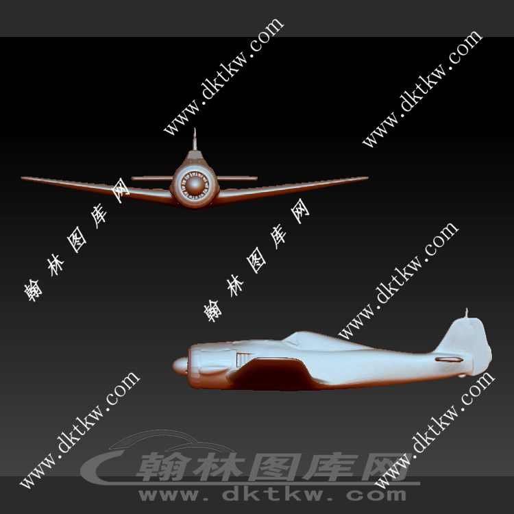 FW190飞机立体圆雕图（SKT-250）展示
