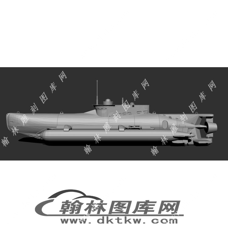 潜艇立体圆雕图（YDS-518）展示