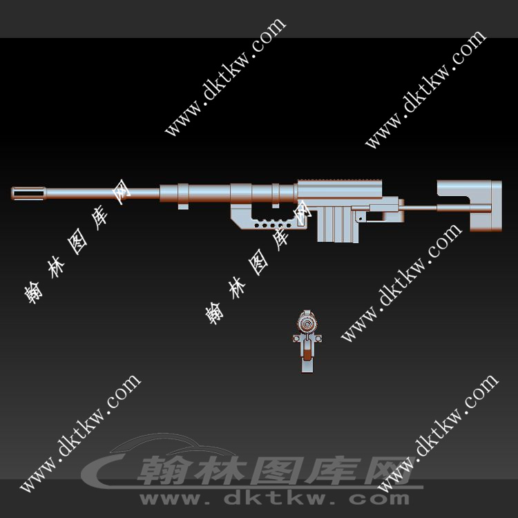 步枪立体圆雕图（SKT-310）展示