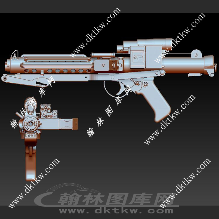 E-11步枪立体圆雕图（SKT-528）展示