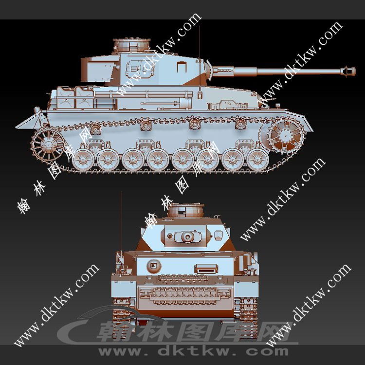 德国坦克立体圆雕图（SKT-320）展示